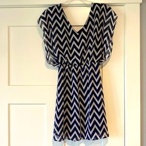 Francesca’s chevron dress